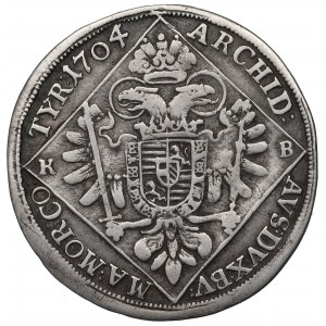 Uhersko, Leopold I., 1/4 Thaler 1704