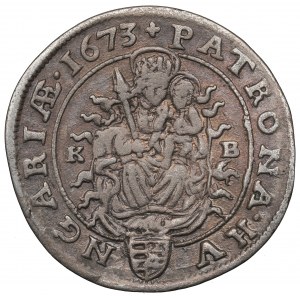 Węgry, Leopold I, 6 krajcarów 1673