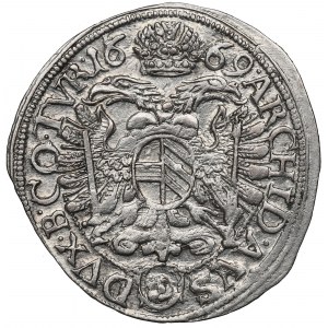 Austria, Leopoldo, 3 krajcars 1669, Vienna