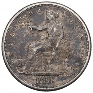 USA, Dollaro commerciale 1876, San Francisco