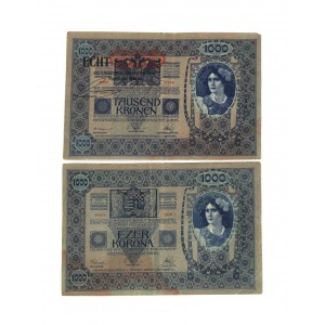 Austria-Hungary, Set of 1,000 marks