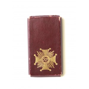 II RP, Zlatý kříž za zásluhy - Gontarczyk s krabičkou