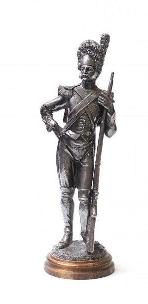 Francia, statuetta dei granatieri - argento