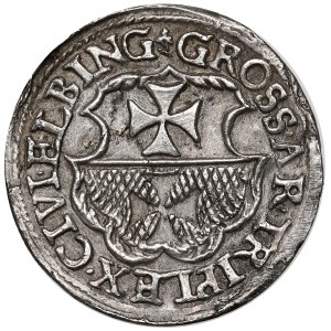 Sigismund I the Old, Trojak 1540 Elbląg - BEAUTIFUL
