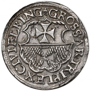 Sigismund I. der Alte, Trojak 1540 Elbląg - SCHÖN