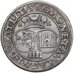 Sigismund II. Augustus, Vierfaches 1566, Vilnius - L/LITV