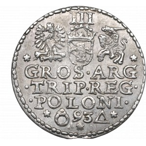 Sigismund III, 3 groschen 1593, Marienburg