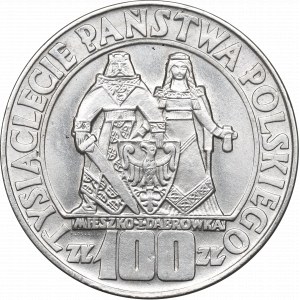 PRL, 100 zlotých 1966 Mieszko i Dąbrówka