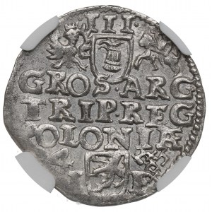 Sigismund III. Vasa, Trojak 1594, Poznań - NGC MS63