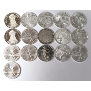 Niemcy, Zestaw 10 marek i 10 euro 1972-2013