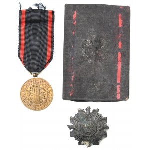 II RP, Zestaw po odznaczonym Medalem Niepodległości