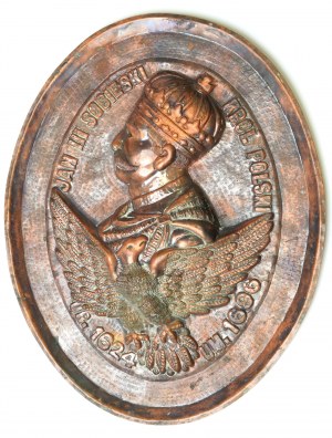 Poland, Jan III Sobieski commemorative plaque