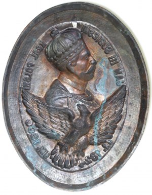 Poland, Jan III Sobieski commemorative plaque