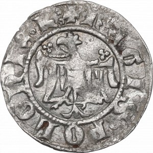 Casimirus III, 1/4 groshen without date, Cracow