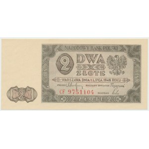 PRL, 2 zloty 1948 CF