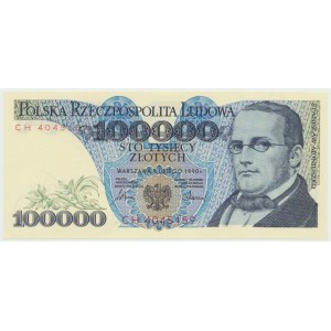 PRL, PLN 100 000 1990 CH