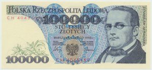 PRL, 100.000 zł 1990 CH