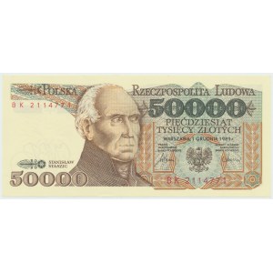 PRL, 50,000 zl 1989 BK