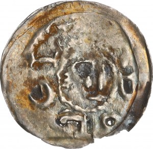 Bolesław IV Kędzierzawy, Kraków, denarius ONE, head - rare