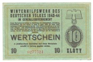 Pomoc Zimowa Ludności Niemieckiej, 10 złoty 1943-1944
