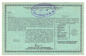 Aiuto invernale alla popolazione tedesca, 10 zloty 1943-1944