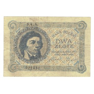 II RP, 2 Zloty 1919 S. 4. A - SELTENHEIT