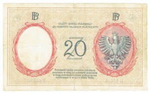 II RP, 20 zloty 1924 - II EM.A RARO