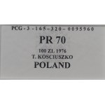 PRL, 100 złotych 1976 Kościuszko
