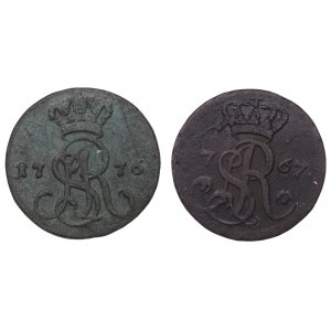 Poniatowski, Zestaw Grosz 1767 i 1776