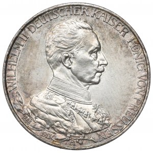 Germany, Preussen, 3 mark 1913 - 25 years of Wilhelm II reign