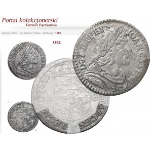 John II Casimir, 18 groschen 1650, Fraustadt