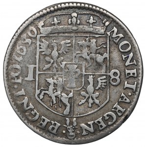 John II Casimir, 18 groschen 1650, Fraustadt