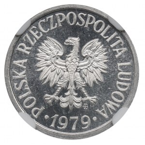 PRL, 10 groszy 1979 - NGC MS66 PL
