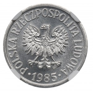PRL, 10 groszy 1985 - NGC MS66
