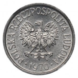 PRL, 5 groszy 1970 - NGC MS67
