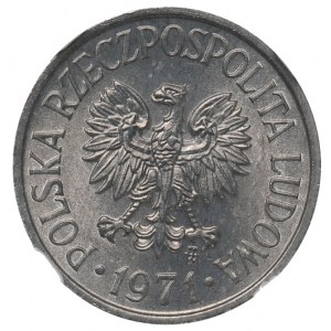 PRL, 5 groszy 1971 - NGC MS66