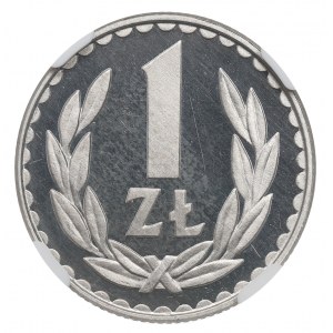 PRL, 1 złoty 1986 - NGC PF67 Ultra Cameo