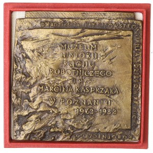 PRL, Medal Muzeum Historii Ruchu Robotniczego w Poznaniu 1982
