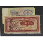 Klaser banknotów w tym bardzo rzadkie 50 zł 1929 B.S. i B.G.