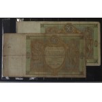 Klaser banknotów w tym bardzo rzadkie 50 zł 1929 B.S. i B.G.