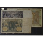 Klaser banknotów w tym bardzo rzadkie 50 zł 1929 B.S. i B.G.