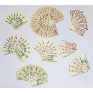 Zestaw banknotów polskich