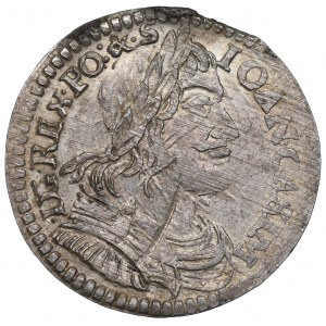 John II Casimir, 18 groschen 1650, Fraustadt - NGC MS63