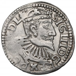 Sigismund III, 3 groschen 1596, Bromberg - NGC MS61