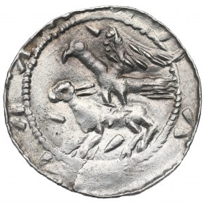 Vladislaus II, Denarius, Cracow - NGC MS62