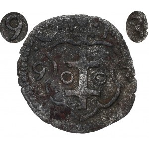Sigismund III, Denarius 1593, Fraustadt - extremely rare