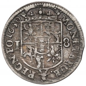 John II Casimir, 18 groschen 1650, Fraustadt