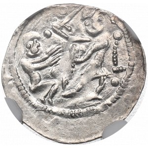 Vladislaus II, Denarius, Cracow
