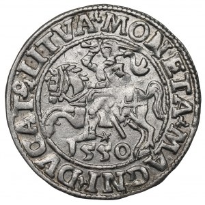 Sigismondo II Augusto, mezzo penny 1550, Vilnius - LI/LITVA