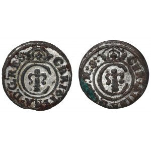 Swedish occupation of Riga, Christina, Lot of schillings 1645